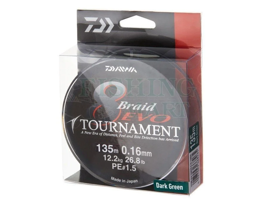 Daiwa Plecionki Tournament 8 Braided Evo 1 Daiwa Plecionki Tournament 8 Braided Evo